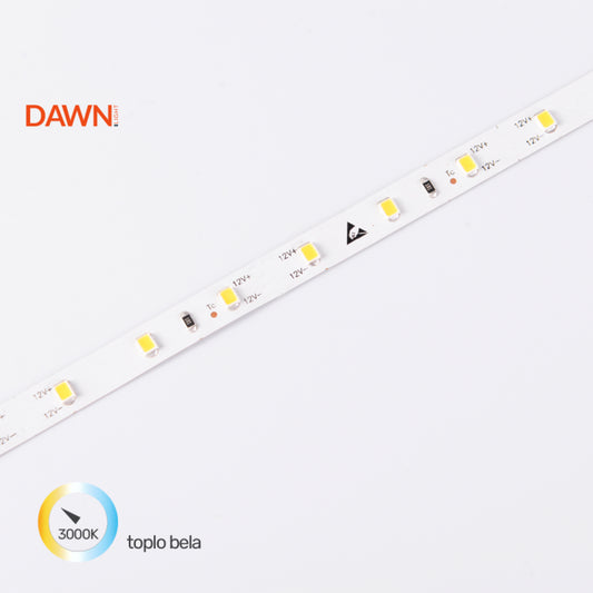 DAWN LED TRAKA HL 2835-60-WW 12V IP20 (5met, 4.8W/m, 8mm)