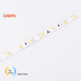 DAWN LED TRAKA HL 2835-60-WW 12V IP20 (5met, 4.8W/m, 8mm)