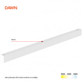 DAWN LED MODUL LT-T-020 1,5M CCT BELA