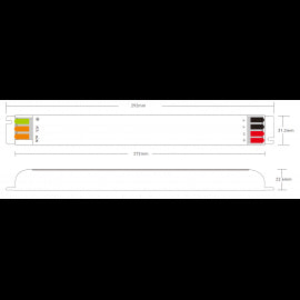 DAWN LED NAPAJANJE SLIM 24V 250W 250WHH-24