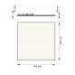 DAWN LED PANEL HN-PL6060 36W 4000K (4320lm) BACKLIGHT IP65