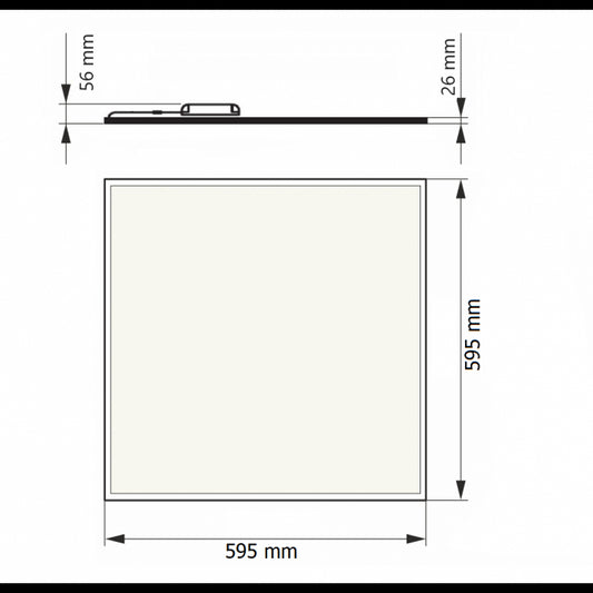 DAWN LED PANEL HN-PL6060 40W 4000K(4000lm) BACKLIGHT