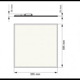 DAWN LED PANEL HN-PL6060 40W 4000K(4000lm) BACKLIGHT