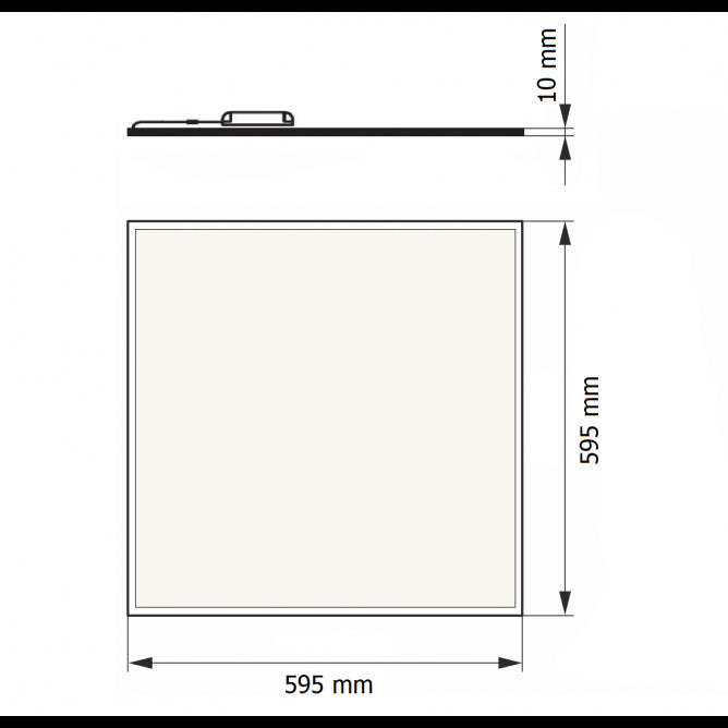 DAWN LED PANEL HN-PL6060 40W 6000K(4000lm)