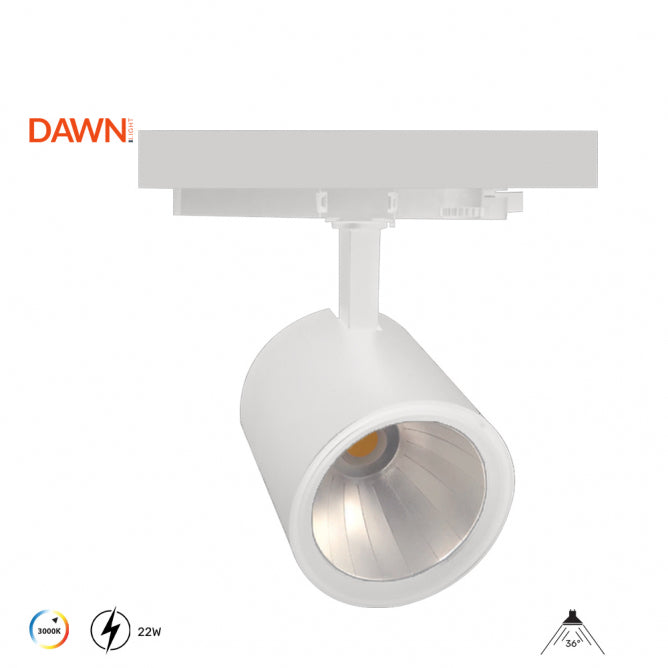 DAWN LED REF SINSKI  XS-22 22W 3000K BELI TROFAZNI
