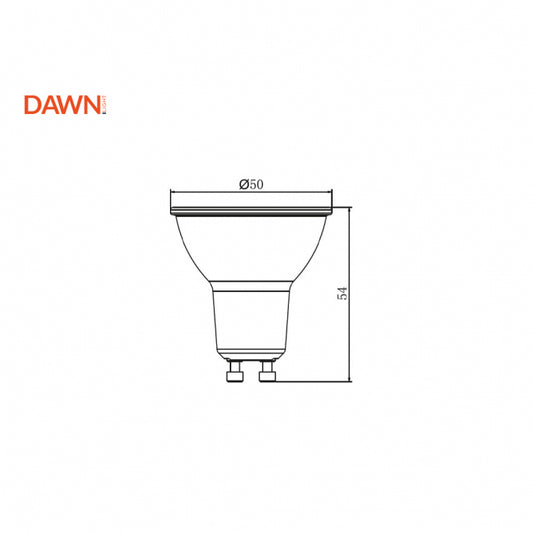 DAWN LED SIJALICA DIM GU10 7W 4000K 560lm 36°