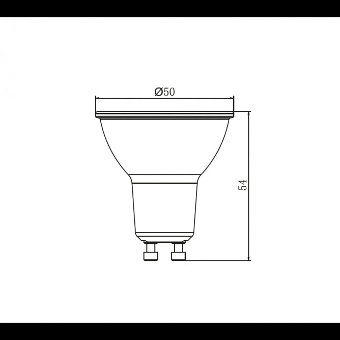 DAWN LED SIJALICA GU10 6.3W 3000K 540lm 36°