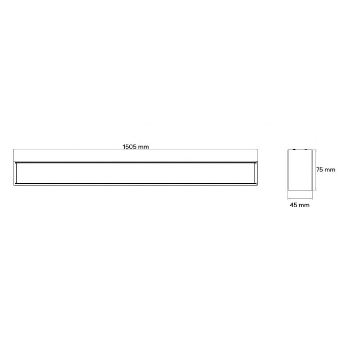DAWN LED SVETILJKA LT-T-020 50/55/60/63W CCT BELA 1,5 met