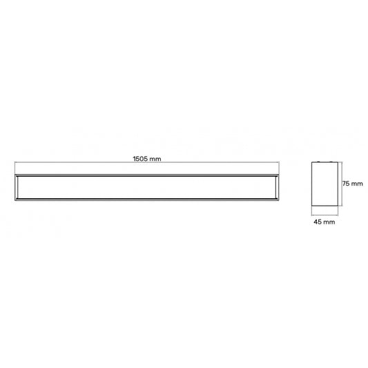 DAWN LED SVETILJKA LT-T-020 50/55/60/63W CCT BELA 1,5 met