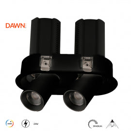 DAWN LED SVETILJKA TTV324 24W 3000K DIM CRNA
