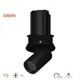 DAWN LED SVETILJKA V324 12W 3000K DIM CRNA