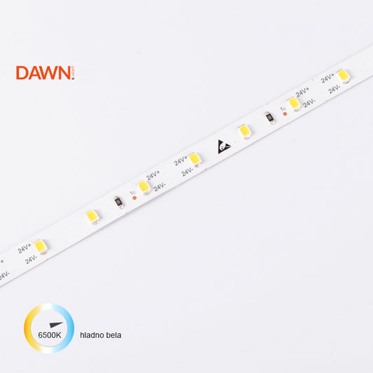 DAWN LED TRAKA HL 2835-60-W 24V IP20 (5met, 4.8W/m, 8mm)