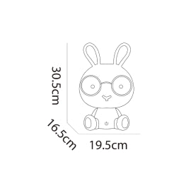 DECIJA STONA LAMPA BS3101 RGB BELA