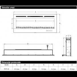 ELEKTRICNI KAMIN WFP-40