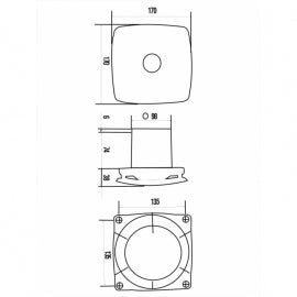 ERA VENTILATOR F100 RIO 4C BELI