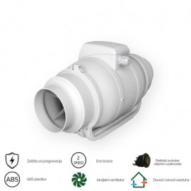 ERA VENTILATOR TYPHOON 150/160 TURBINA