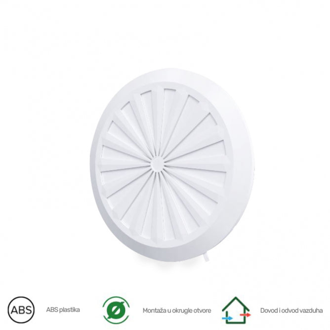 ERA ZALUZINA 10RKU (fi 90-160 mm)