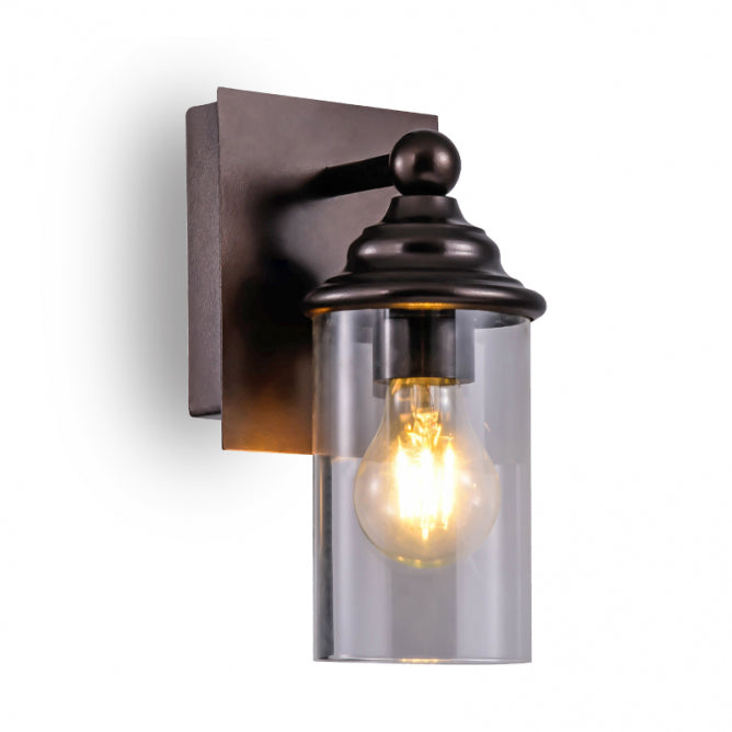 FENJER 1033 ZIDNI 1*E27 CRNI IP44