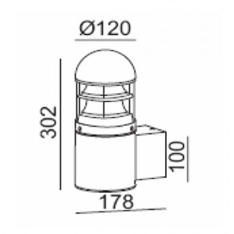 HILITE LED SVET 8401 SPOLJNA ZIDNA IP54 E-27