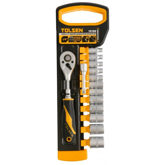 SET NASADNIH KLJUČEVA SA RUČICOM 1/4" 14-DELNI (M2-M8)