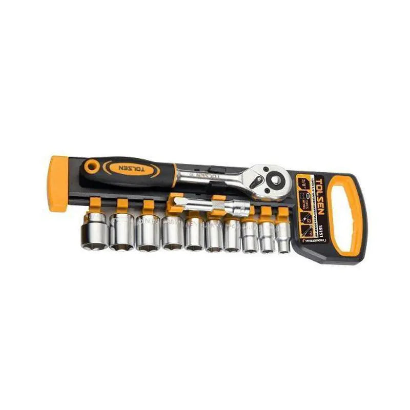 SET NASADNIH KLJUČEVA SA RUČICOM 3/8" 12-DELNI (M5-M12)