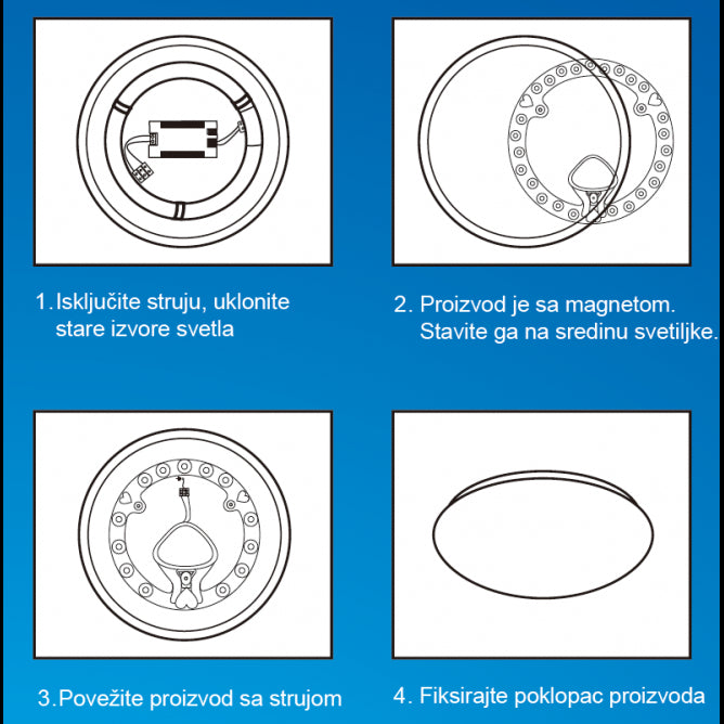 LED MODUL ZA PLAFONJERE HB-LM-24W