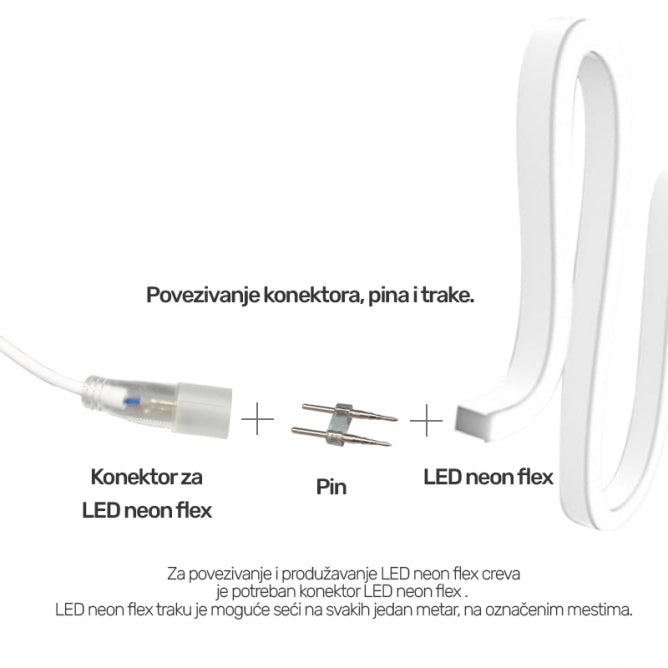 LED NEON FLEX 360° PIN