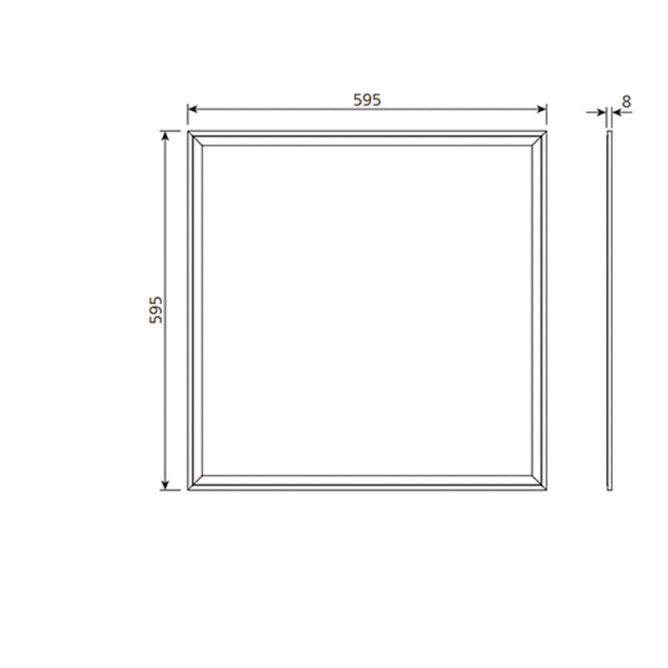 LED PANEL 6060-40W-4000K-ECO