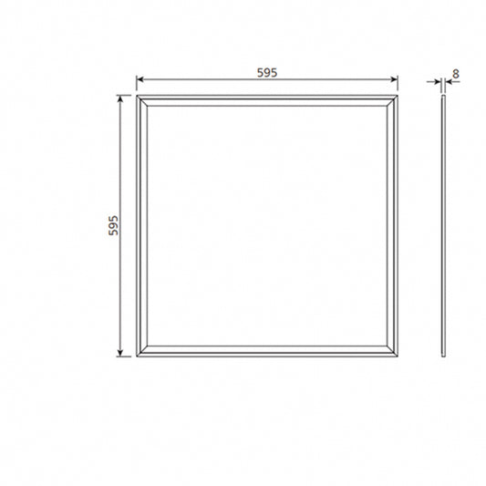 LED PANEL 6060-40W-4000K-ECO