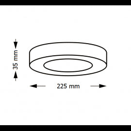 LED PANEL N/Z KNC5-18W 4000K