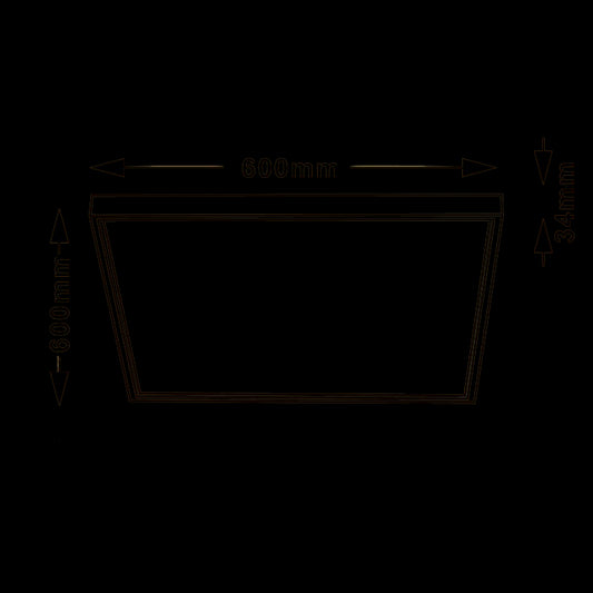 LED PANEL N/Z KNS5-48W 3000/4000/6000K 6060