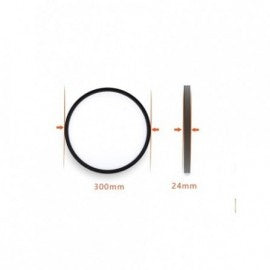 LED PLAFONJERA MOON BLACK 24W 4000K