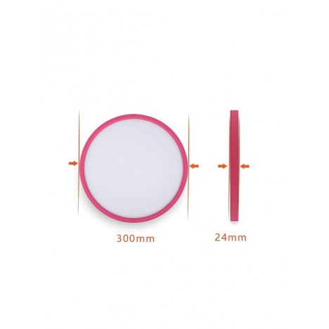 LED PLAFONJERA MOON PINK  24W 4000K