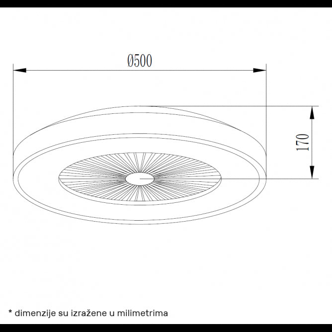 LED PLAFONJERA OSD-002 60W 3000K/4000K/6000K DRVO