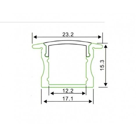 LED PROFIL LL-ALP003-R