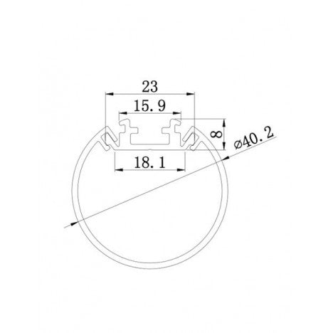 LED PROFIL T40 KOMPLET