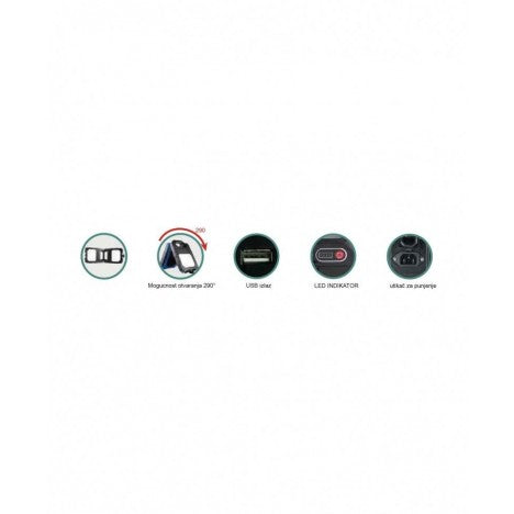 LED REFLEKTOR BR-FL20W-05K 2X20W