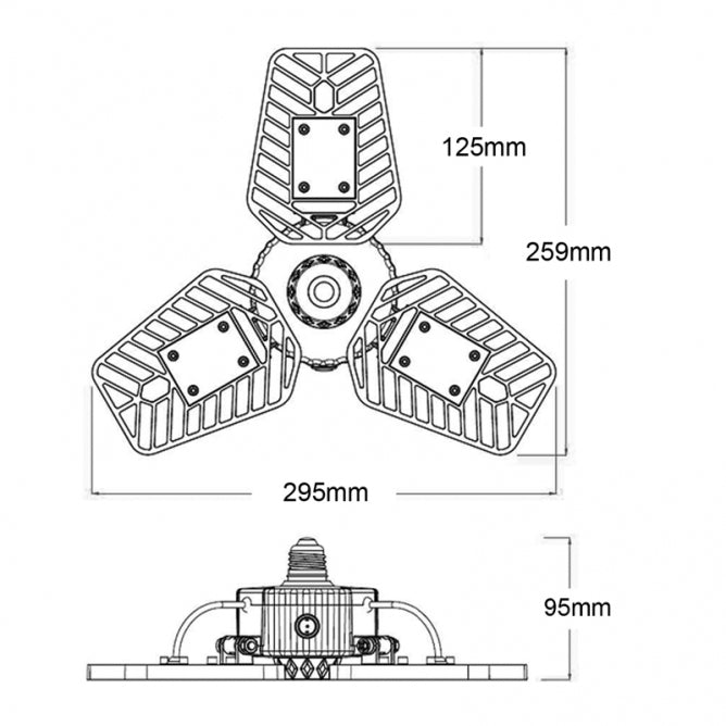 LED REFLEKTOR BR-FL60W-03Q 4000K