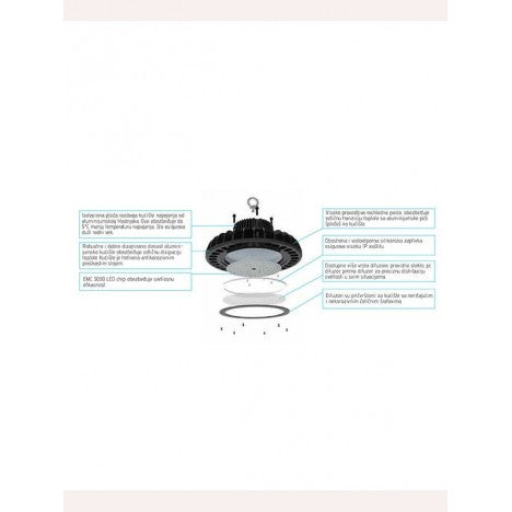 LED REFLEKTOR BR-HBL 150W-02-G3-P3 6000K
