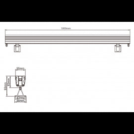 LED REFLEKTOR JM-058 36W 3000K IP66 220V