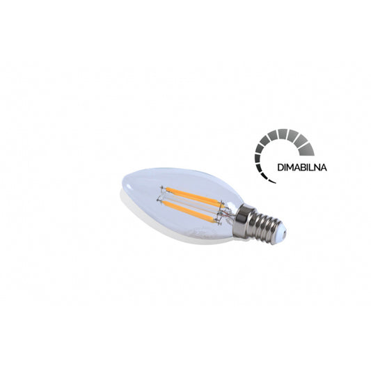 LED SIJALICA FILAMENT DIM C35 E14 4W 2700K 400lm