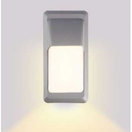 LED SVETILJKA 2052 ZIDNA 12W 4000K  SIVA