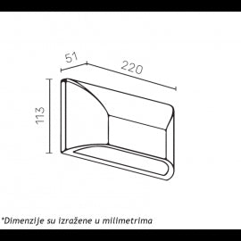 LED SVETILJKA 2061 ZIDNA 6W 4000K SIVA