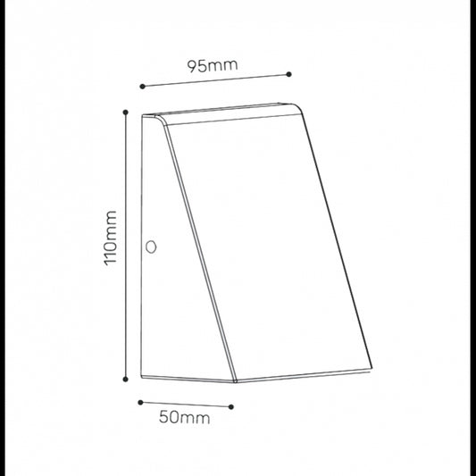 LED SVETILJKA 2212 ZIDNA 3W 4000K IP54 SIVA
