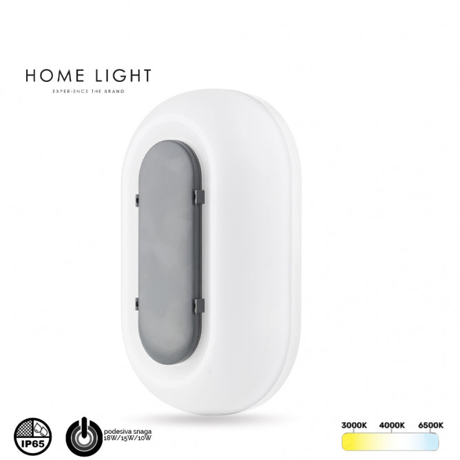 LED SVETILJKA BL8 ELIPSA 18/15/10W CCT IP65 BELA/SIVA
