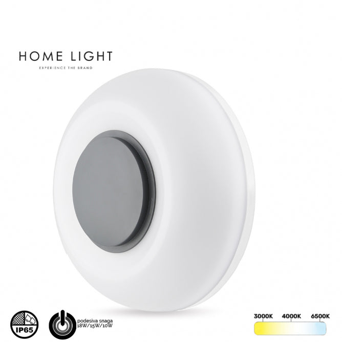 LED SVETILJKA BL9 OKRUGLA 20/15/10W CCT IP65 BELA/SIVA