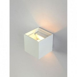 LED SVETILJKA JM-012 ZIDNA 2X3W 3000K IP54 BELA