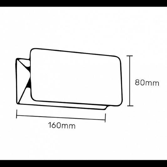 LED SVETILJKA JM-021 ZIDNA 5W 4000K IP54 SIVA ANTRACIT