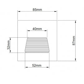 LED SVETILJKA JM-043 ZIDNA 3W 3000K IP65 BELA