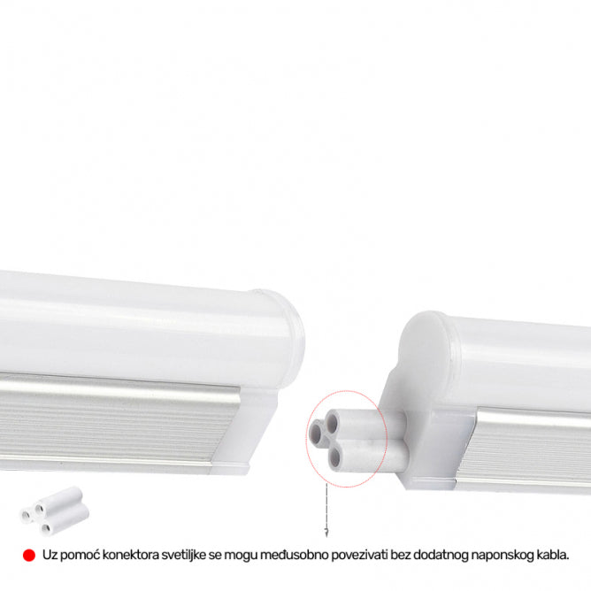 LED SVETILJKA KL T5 0,3m  6W 6500K SILVER